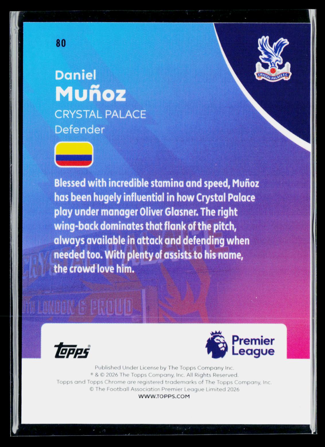 Daniel Muñoz Crystal Palace