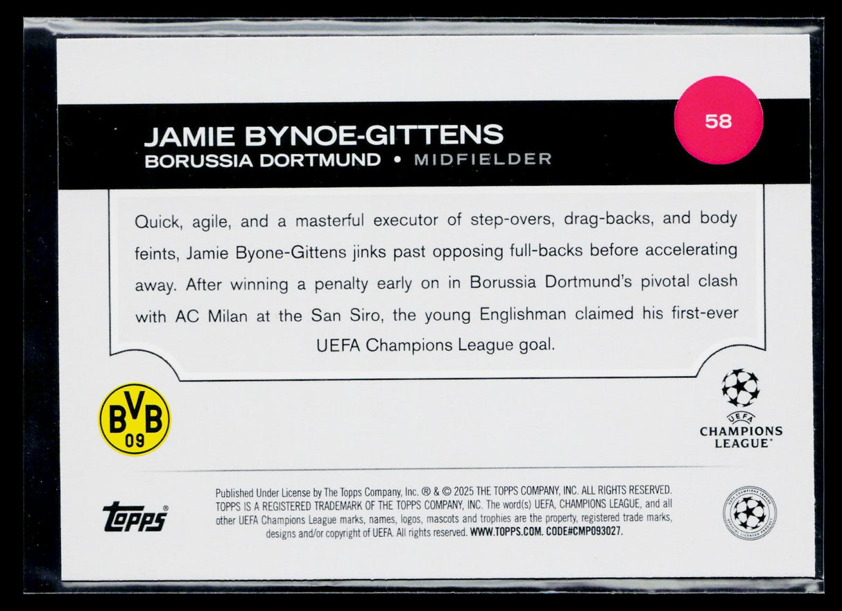 Jamie Bynoe-Gittens Borussia Dortmund