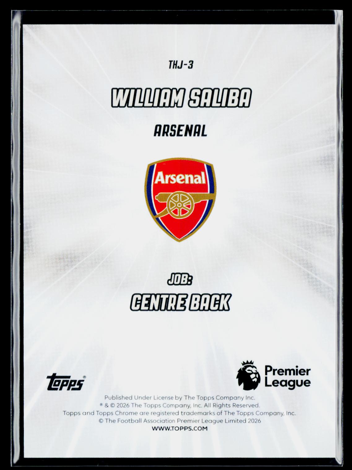 William Saliba Arsenal FC