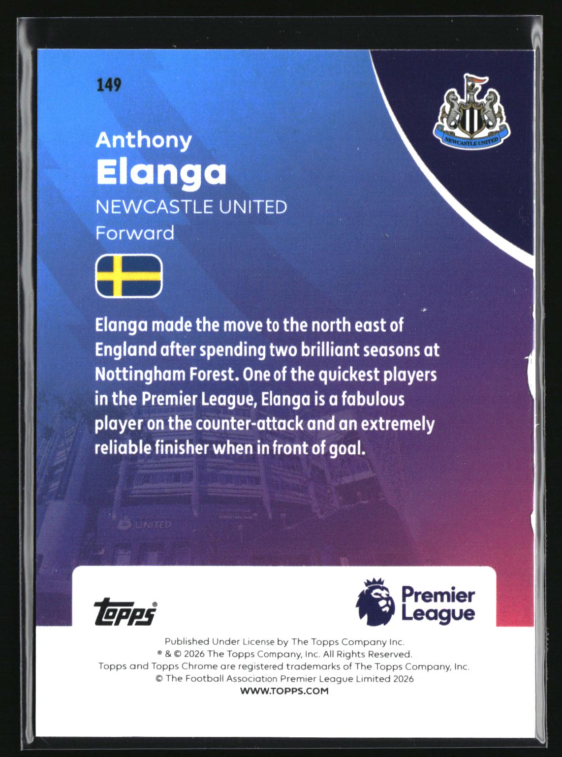 Anthony Elanga Newcastle United