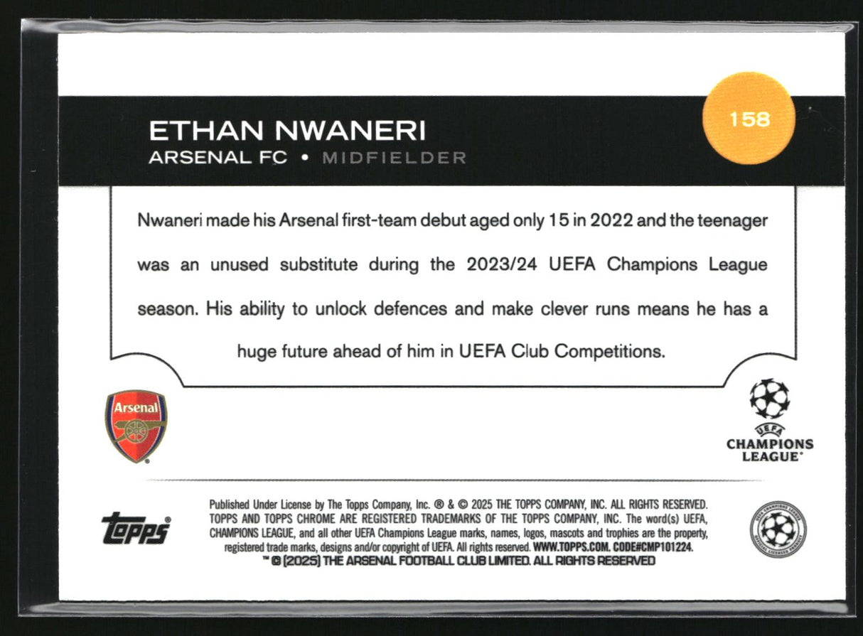 Ethan Nwaneri RC Arsenal FC