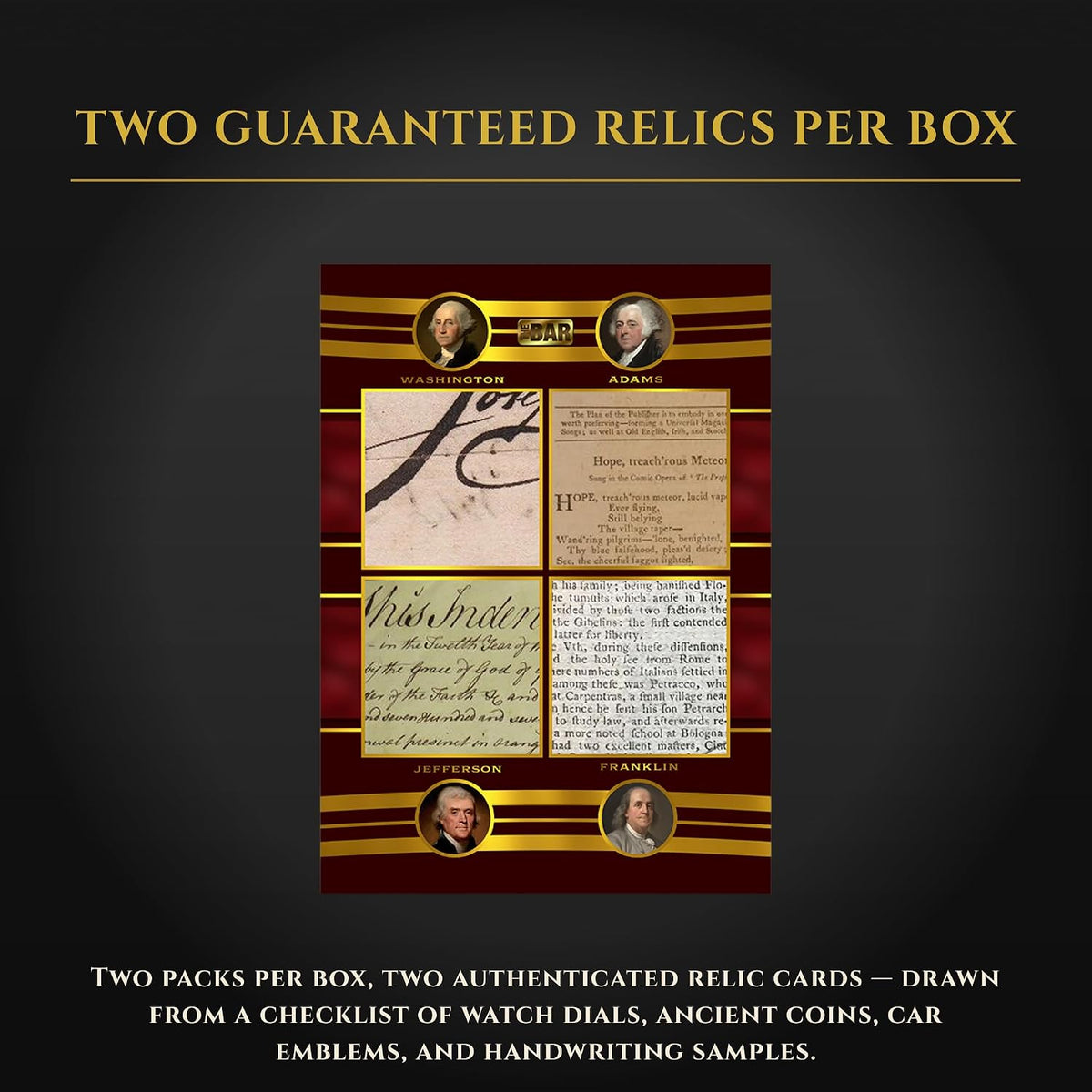 Pieces of the Past One Time Series 1 Edition Trading Card Box