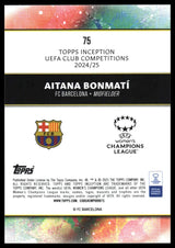 Aitana Bonmati - Base - Topps Inception UCC 24/25