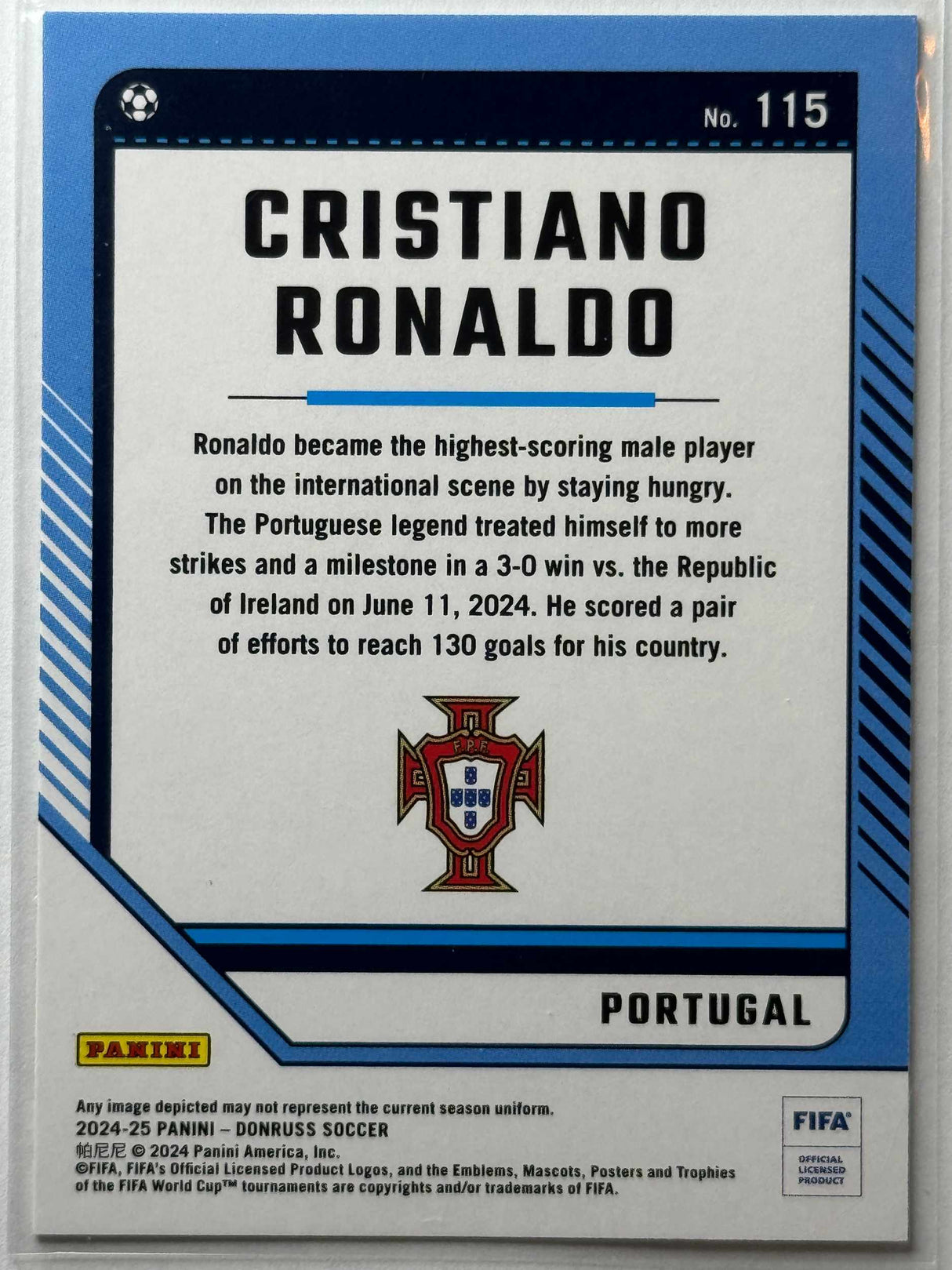 Cristiano Ronaldo - Base - Panini Donruss 24/25