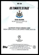 Dan Burn - Ultimate Stage - Topps Flagship 25/26