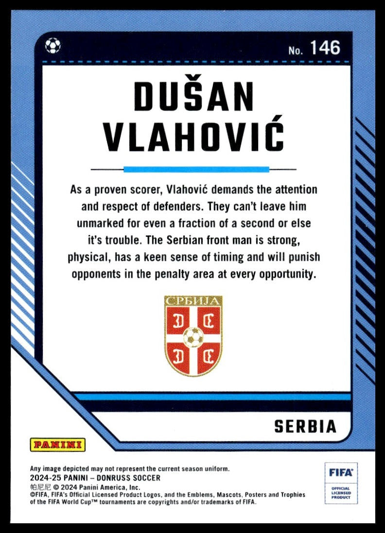 Dusan Vlahovic - Base - Panini Donruss 24/25