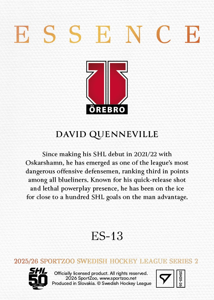 ES-13 ÖRE David Quenneville ESSENCE