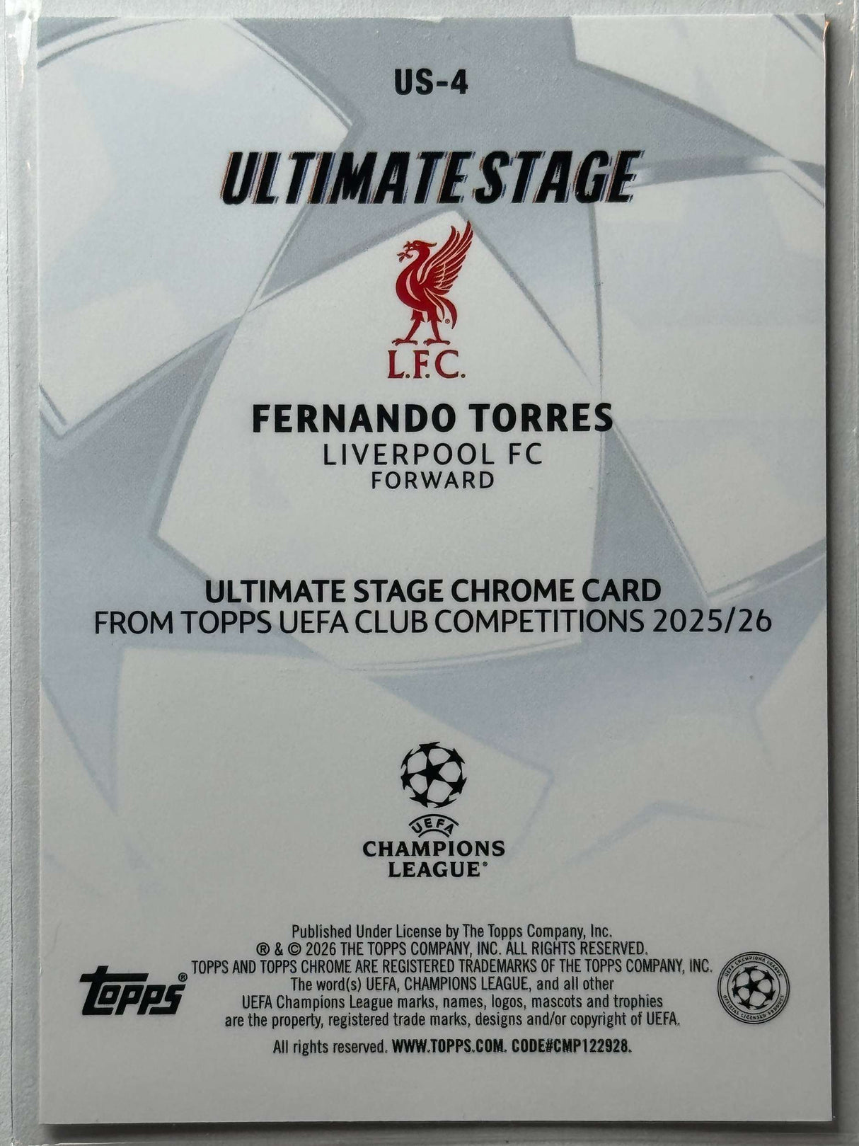 Fernando Torres - Ultimate Stage - Topps Flagship 25/26
