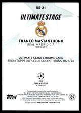 Franco Mastantuono - Ultimate Stage - Topps Flagship 25/26
