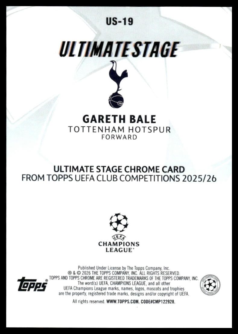 Gareth Bale - Ultimate Stage - Topps Flagship 25/26