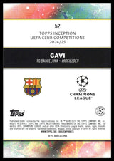 Gavi - Base - Topps Inception UCC 24/25