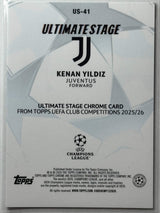 Kenan Yildiz - Ultimate Stage - Topps Flagship 25/26