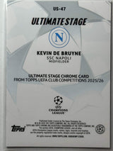Kevin De Bruyne - Ultimate Stage - Topps Flagship 25/26