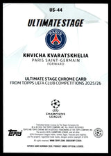 Khvicha Kvaratskhelia - Ultimate Stage - Topps Flagship 25/26