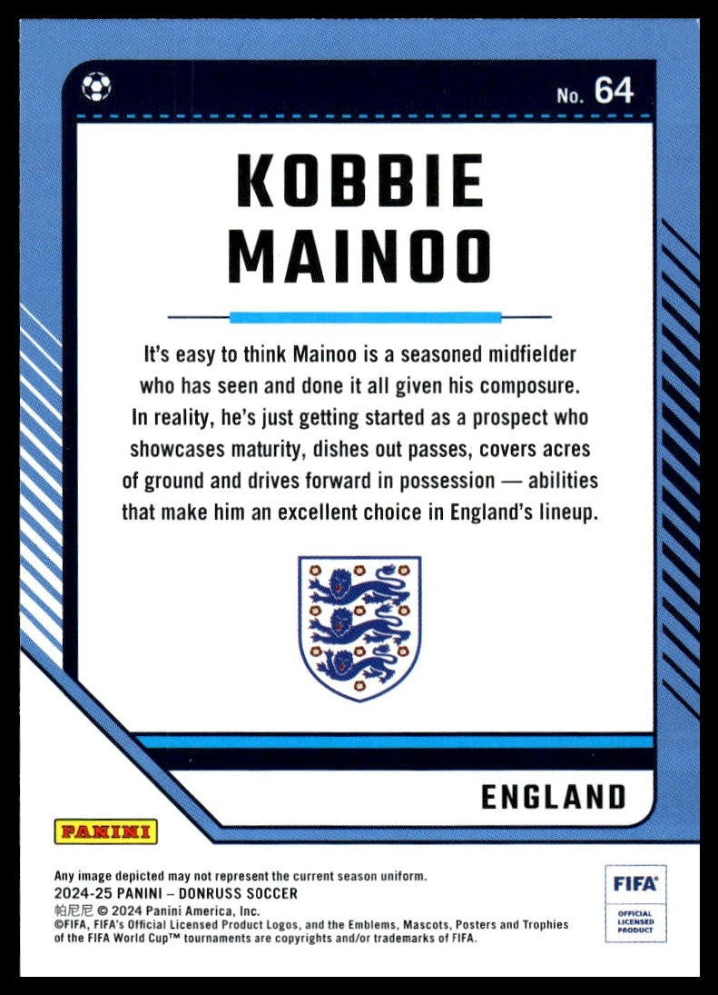 Kobbie Mainoo - Base - Panini Donruss 24/25