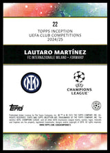 Lautaro Martinez - Base - Topps Inception UCC 24/25