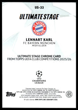 Lennart Karl - Ultimate Stage - Topps Flagship 25/26