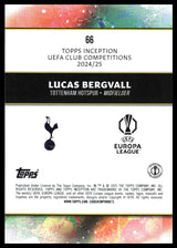 Lucas Bergvall - Base - Topps Inception UCC 24/25