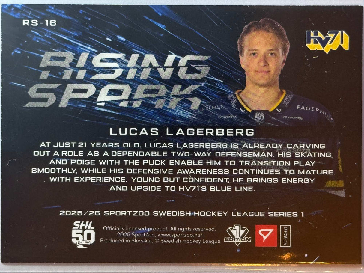Lucas Lagerberg - Numrerad 32/65 - Rising Spark