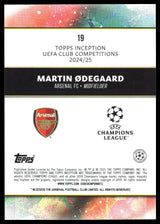 Martin Odegaard - Base - Topps Inception UCC 24/25