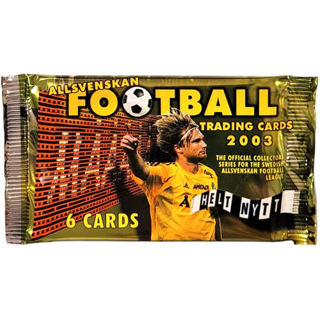 Allsvenskan Football 2003, officiell klassisk fotboll med vit och blå design för Allsvenskan säsongen 02/03.
