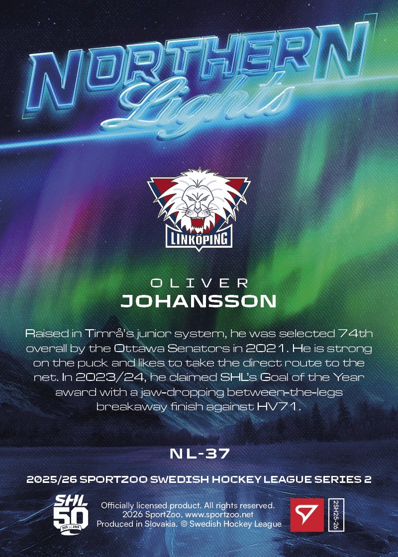 NL-37 LHC Oliver Johansson NORTHERN LIGHTS