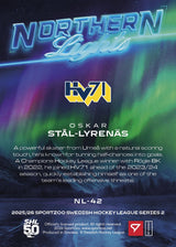 NL-42 HV71 Oskar Stål-Lyrenäs NORTHERN LIGHTS