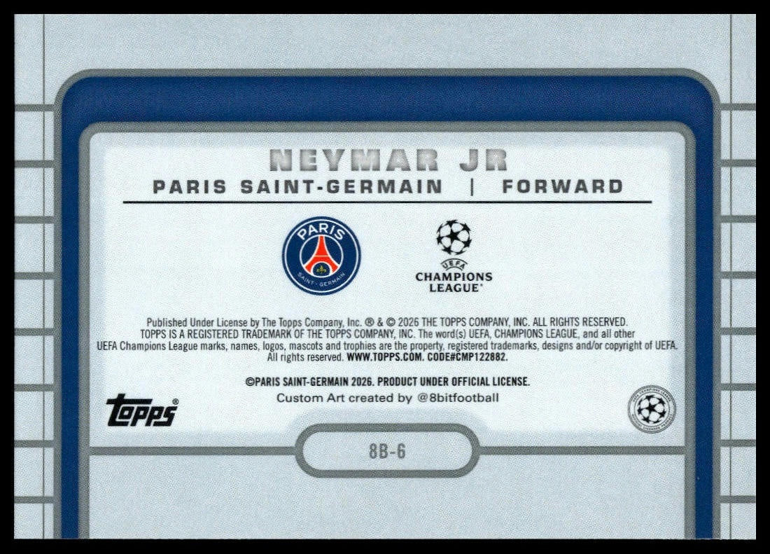 Neymar Jr - 8-Bit - Topps Flagship 25/26