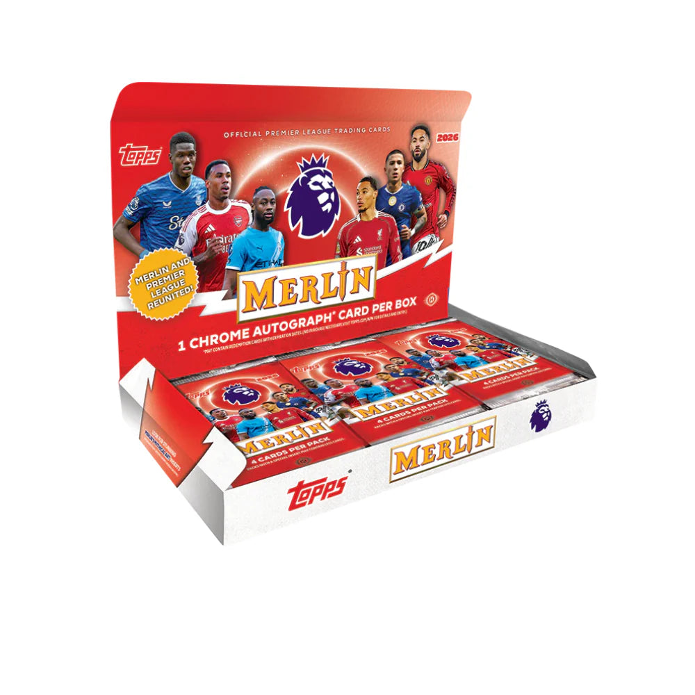 2025-26 Topps Merlin Premier League Hobby Box