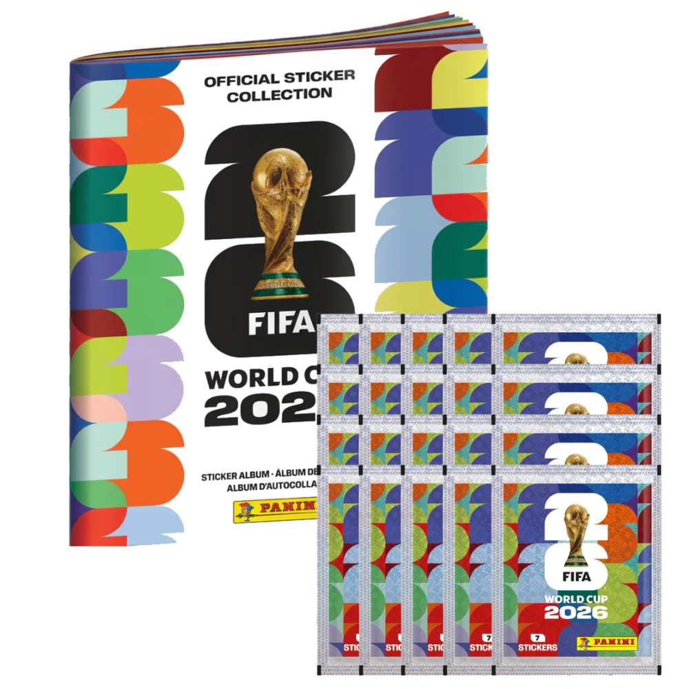 Panini FIFA World Cup 2026 Officiellt Sticker Album + 20 packs