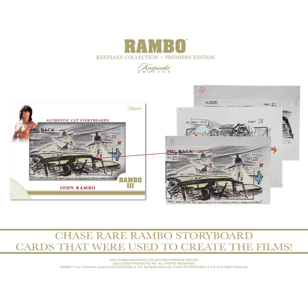 2024 Keepsake Rambo Collection Premiere Edition Hobby Box