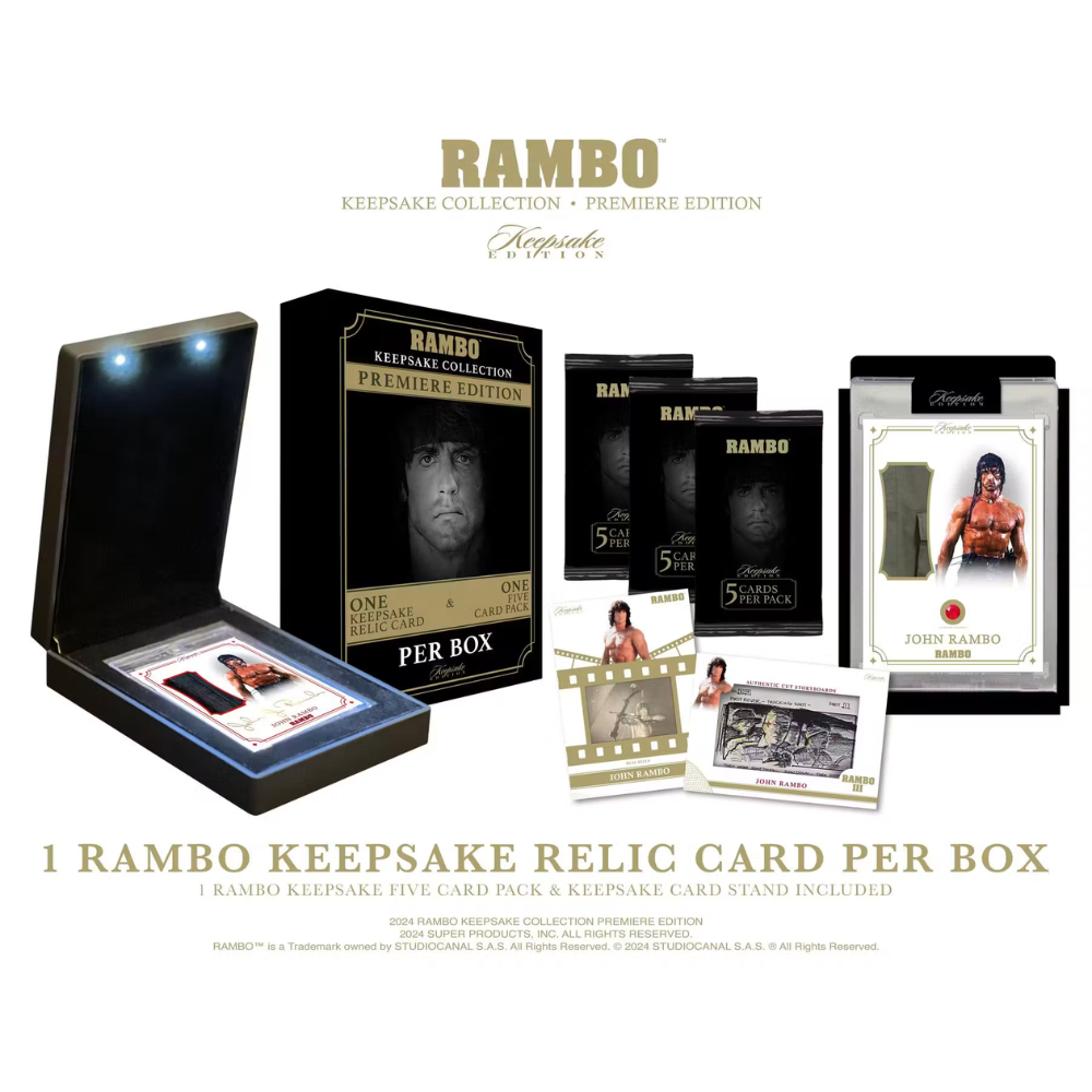 2024 Keepsake Rambo Collection Premiere Edition Hobby Box