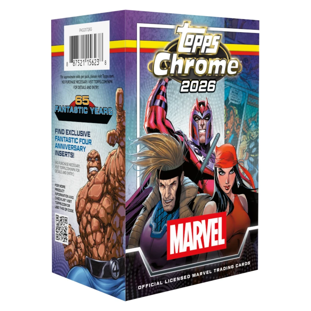 2026 Topps Chrome Marvel Comics Value Box