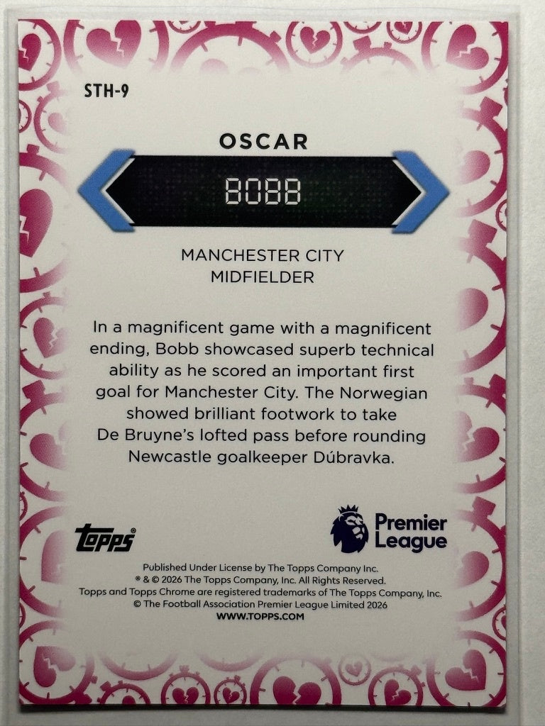 Oscar Bobb - Heartbreaker - Topps Chrome PL 25/26