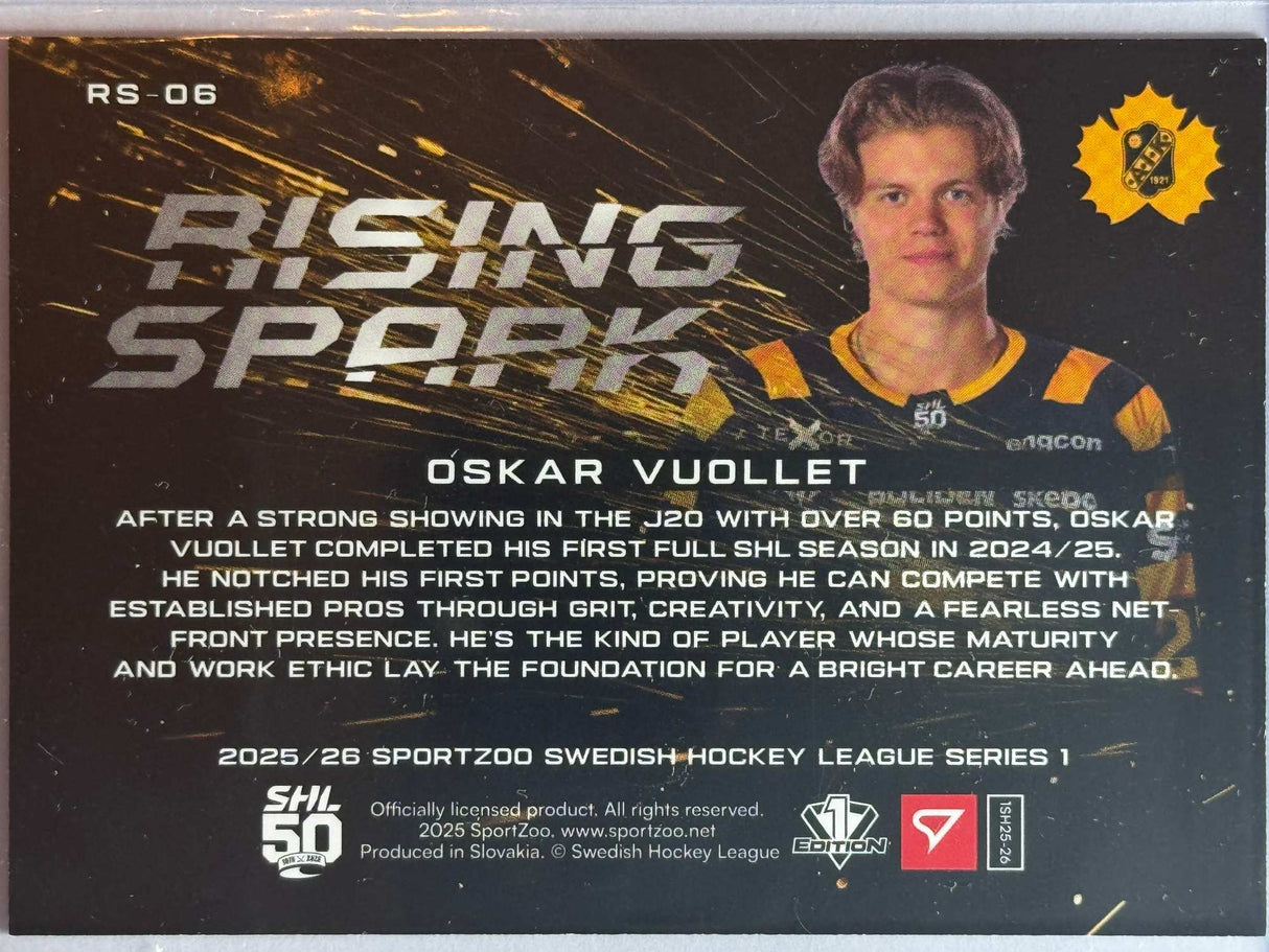 Oskar Voullet - Numrerad 46/65 - Rising Spark