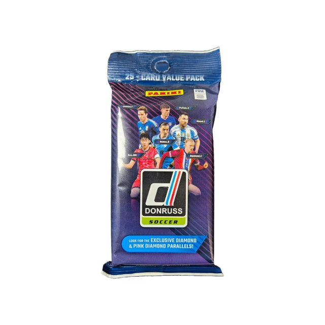 Panini Donruss Soccer 24/25 Fat Pack samlarbilder med fotbollskort från säsongen 2024-2025.