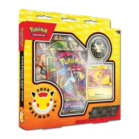 Pokémon Day 2026 Collection 30-års jubileumsutgåva med exklusiva samlarkort och Pokemon-produkter för samlare.