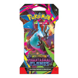 Pokémon Mega Evolution Phantasmal Flames sleeved booster pack samlarkort med motiv av Mega Charizard X.