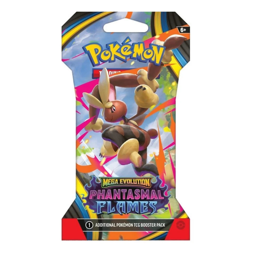 Pokémon Mega Evolution: Phantasmal Flames Sleeved Booster Pack