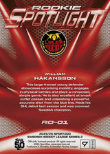 RO-01 LHF William Håkansson ROOKIE SPOTLIGHT