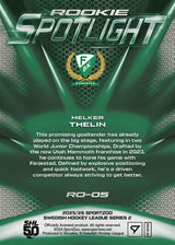 RO-05 FBK Melker Thelin ROOKIE SPOTLIGHT