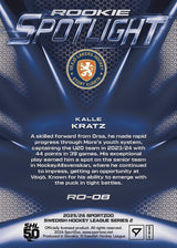 RO-08 VLH Kalle Kratz ROOKIE SPOTLIGHT