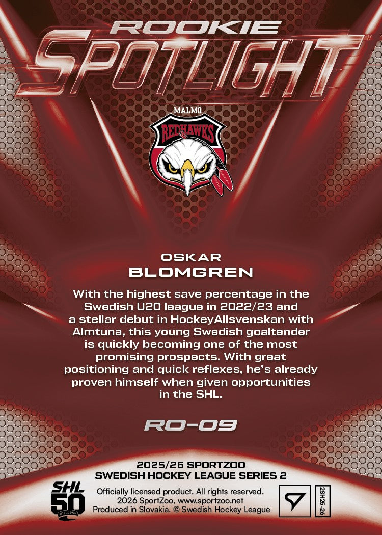 RO-09 MIF Oskar Blomgren ROOKIE SPOTLIGHT