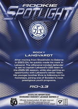 RO-13 LIF Rocky Langvardt ROOKIE SPOTLIGHT