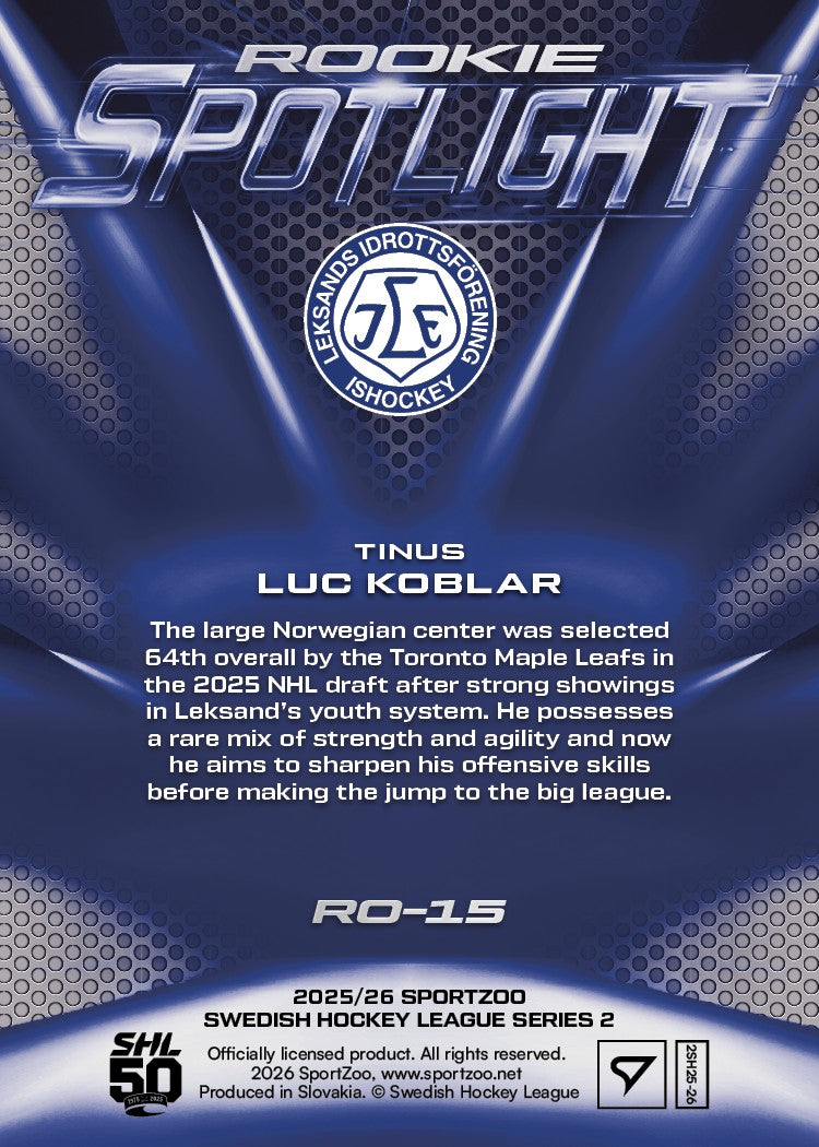 RO-15 LIF Tinus Luc Koblar ROOKIE SPOTLIGHT