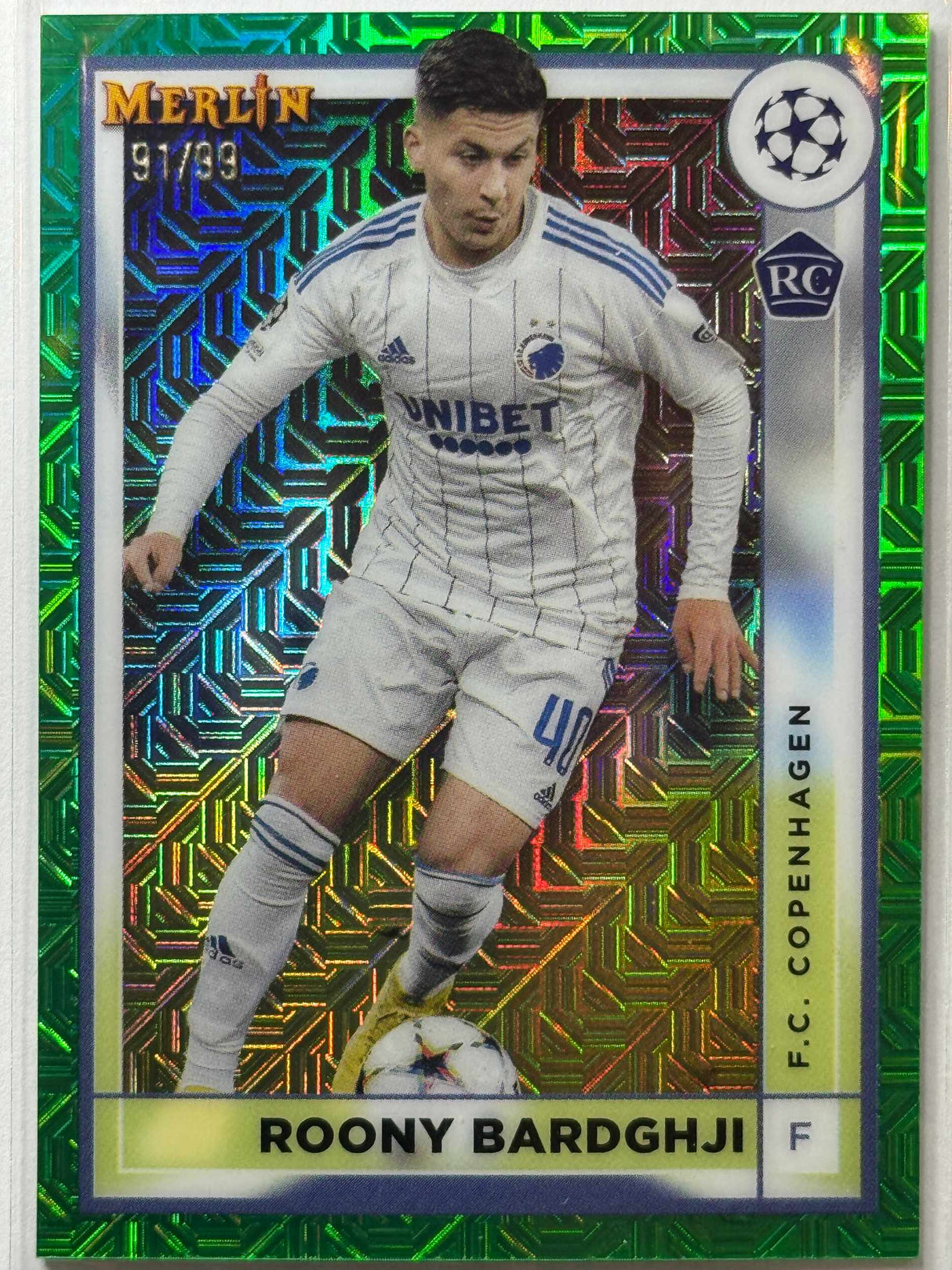 Roony Bardghji - Numrerad 91/99 - Topps Merlin 22/23