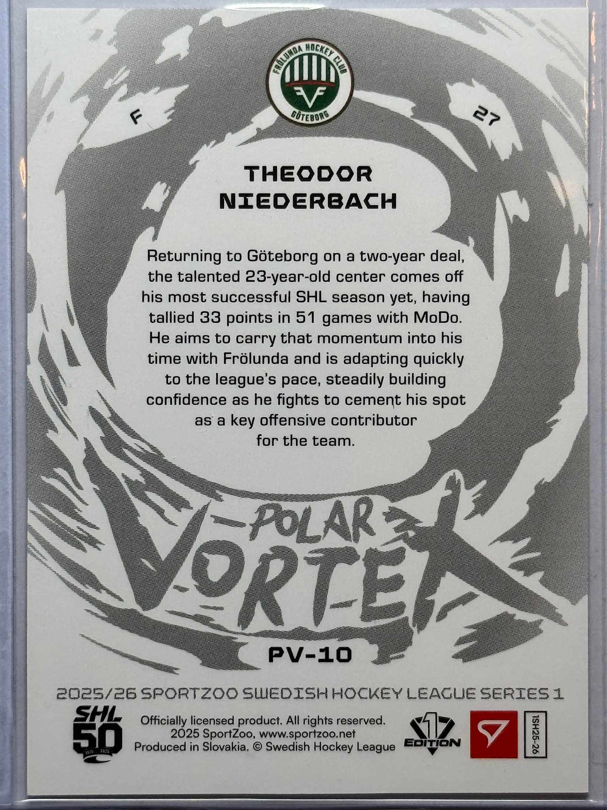 Theodor Niederbach - Numrerad 94/99 - Polar Vortex