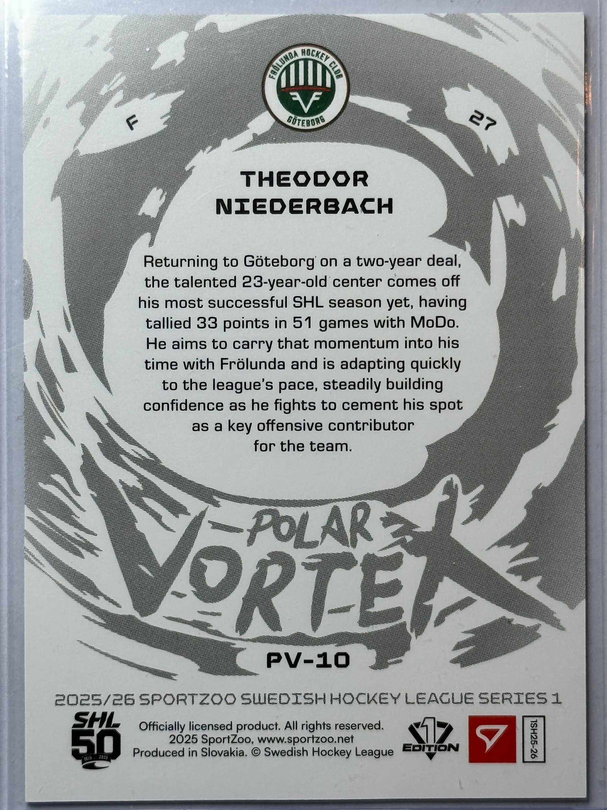 Theodor Niederbach - Numrerad 95/99 - Polar Vortex