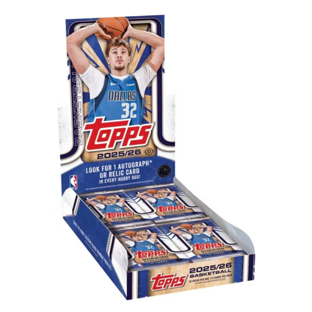 Topps Basketball Flagship 25/26 Hobby Box, oöppnad samlarbox med basketkort för samlare.