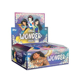 Topps Disney Wonder 2025 Hobby Box samlarbox med samlarkort föreställande kända Disney-figurer.